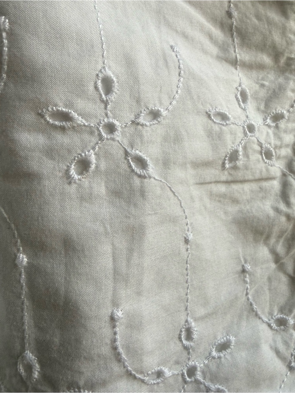 J.Crew Romantic Broderie Anglaise Ruffle Top | XL | 100% Cotton | Cottagecore - Picture 11 of 13